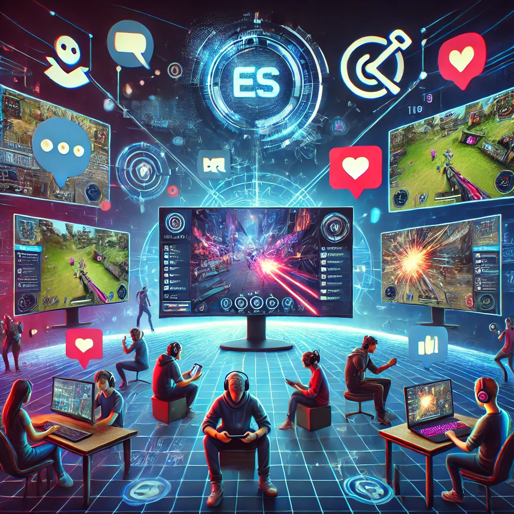 esport platform with chat