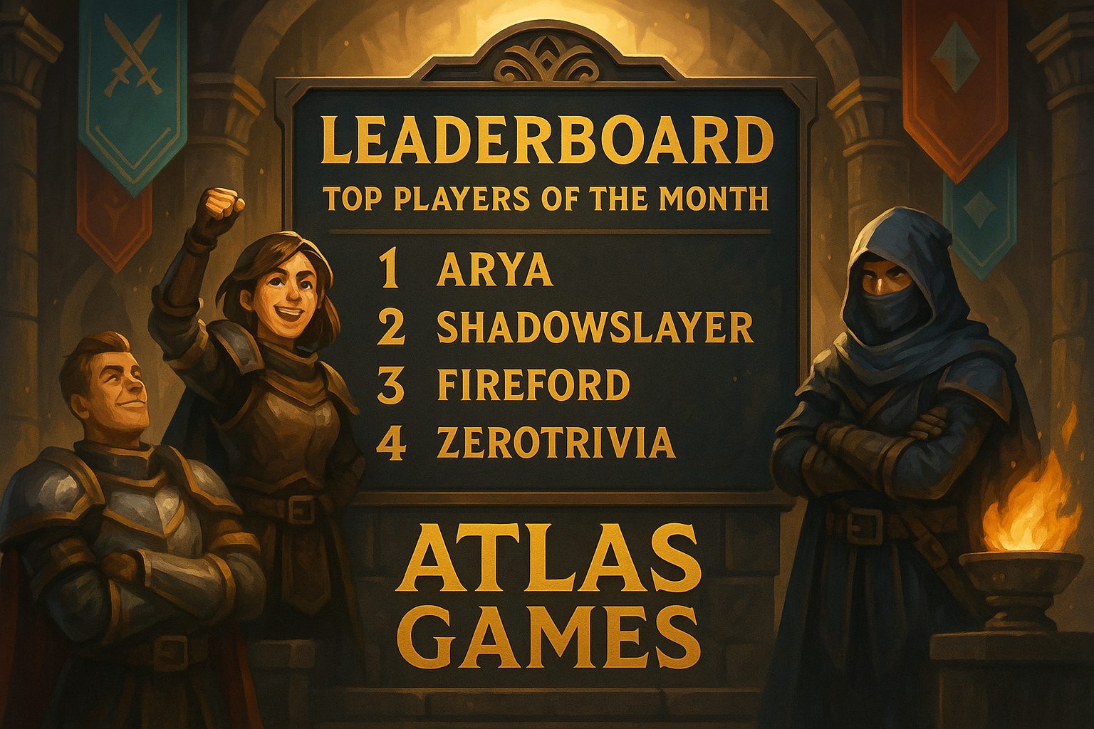 Atlas Games Selects the Top Players